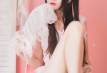 [Cosplay]桜桃喵 - 冬眠系列-粉色浴缸 [57P]-美图岛