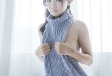 御子Yumiko - 漏背毛衣 [10P-116MB]-美图岛