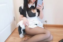 二次元美女古川kagura - 黑丝开胸 猫耳女仆 [55P1V-152MB]-美图岛