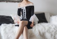 丝慕写真 特写集 TX023《新模的灰丝特写》-美图岛