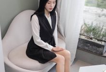 丝慕写真 SM433 天天一元 模特:紫宁《绫肤色连裤袜》-美图岛