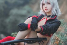 rioko凉凉子 - 泳装黑贞[8P／97MB]-美图岛