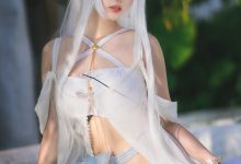 周叽是可爱兔兔 NO.013 - 白金泳装[23P／339MB]-美图岛