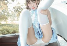 不呆猫 - NO.24 白丝过膝袜 [21P12V-209MB]-美图岛