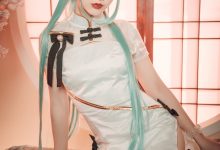 Coser面饼仙儿 – 初音旗袍[28P／514MB]-美图岛