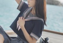 南桃Momoko NO.41 蓝jk [12P-16MB]-美图岛