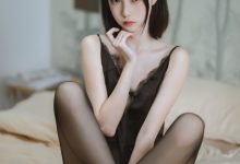 许岚LAN - NO.06 黑色蕾丝睡衣 [40P-585MB]-美图岛