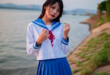 [YITUYU艺图语]2022.02.02 JK少女 一只橙子[47+1P／327MB]-美图岛