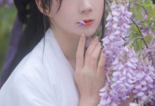 [YITUYU艺图语]2022.04.24 紫藤 文鱼[24+1P／403MB]-美图岛