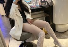 安乔乔儿(Nia乔乔) NO.019 — 白丝网袜包臀裙 [82P+1V-1.35G]-美图岛