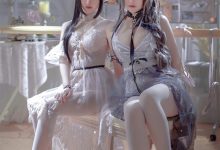 面饼仙儿&半半子 Arknights 黑x森蚺バレエ[56P-483MB]-美图岛