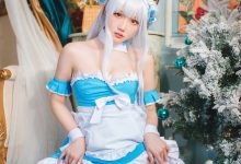 瓜希酱 - NO.61 碧蓝航线 小天鹅女仆 [22P-100MB]-美图岛