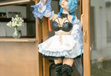 蠢沫沫 - 甘雨女仆 [14P-158MB]-美图岛