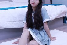 初夏女神 NO.008 雪糕 浅蓝色JK裙搭配小白鞋[135P+1V-4.29GB]-美图岛