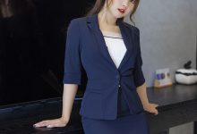 张思允《蓝色制服》原版写真 [53-968MB]-美图岛