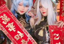 原神新春-甘雨申鹤海灯节双人[31P+8V-123MB]-美图岛