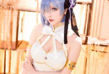 星之迟迟 - 24年1月计划B RE0 蕾姆 旗袍ver [76P-513MB]-美图岛