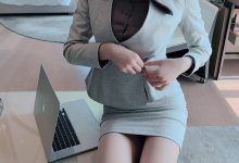 陆萱萱灰色Ol职业装拍摄花絮 [2V-1.8G]-美图岛