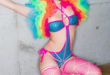 陆萱萱性感黑色短裙拍摄花絮 [80P+2V-2.1G]-美图岛