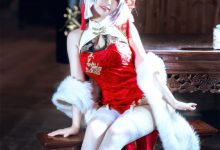 半半子 - NO.049 柴郡中华娘旗袍 [45P+2V-389MB]-美图岛