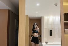 葛征GEZHENG - 黑丝网洞袜抹胸装 [23P+1V-126MB]-美图岛