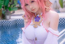 樱梨梨 - NO.001 八重神子泳装 [29P-429MB]-美图岛