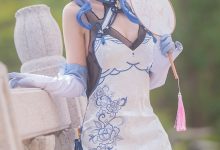 坂坂白 NO.005 甘雨旗袍 [15P-157.58 MB]-美图岛