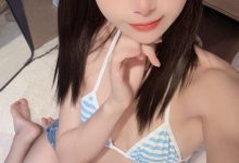 布丁大法 - 蓝白条纹喵[26P+9V-268MB]-美图岛