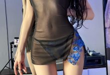 黎允熙 - 黑丝透视性感睡裙[25P+3V-156MB]-美图岛