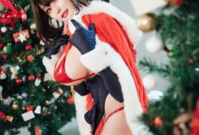 「Natsuko夏夏子」圣诞 – 魔太郎(40P+1V-537MB)-美图岛