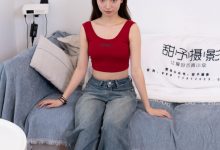 甜予摄影 NO.064 雪梨-帆布鞋、白棉袜、肉丝（脚尖加固款）[130P+2V／10.0GB]-美图岛