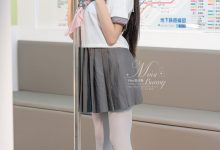 咬一口兔娘(Yiko湿润兔) – NO.203 十二月作品『地铁萌妹』[165P+1V-1.92G]-美图岛