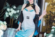 Tomoyo酱 –  星穹铁道 流萤旗袍 [24P-105MB]-美图岛