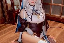 ElyEE子 – Shirogane noel~Nun [27P+13V-206MB]-美图岛