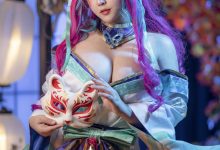 KANEKO_咔喵 –  英雄联盟 灵魂莲华 阿狸[17P+1V-541.7M]-美图岛