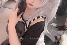 Seele麦麦 – 白色双马尾 [16P-77M]-美图岛