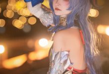 一千只猫薄禾 –  原神 甘雨 [16P-38MB]-美图岛