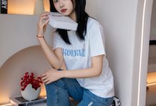 足愉心 NO.035 奶芙（搭配：白T恤、牛仔裤、运动鞋、白色棉袜、裸足）[115P+2V／19.2GB]-美图岛