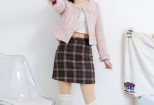 物恋传媒 No.2425 橙子-长靴、白色过膝棉袜、厚肉丝 [160P1V-4.05GB]-美图岛