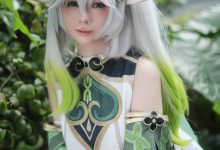 上杉绘黎落-原神-纳西妲[46P-748MB]-美图岛