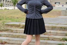 爱月下 NO.006 茜茜【灰色小JK】这身灰色小JK被我穿出了正装的感觉！[100P1V-3.09GB]-美图岛