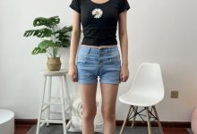 三禾摄影 No.026 牛仔短裤 棉袜 帆布鞋 [176P1V-687MB]-美图岛