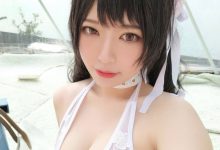 半半子 –  碧蓝航线 爱宕泳装[27P-171.6M]-美图岛